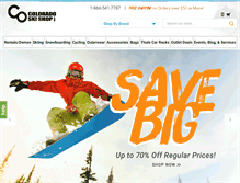 Tablet Screenshot of coloradoskishop.com